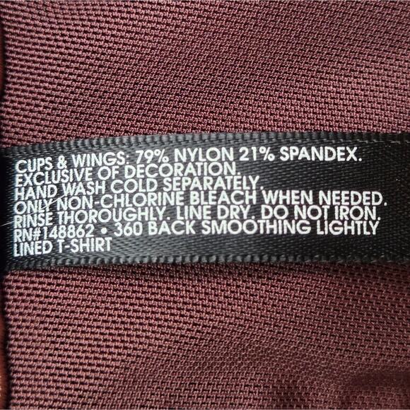 Torrid Curve 360 Back Smoothing Lightly Lined T-Shirt Bra Brown Size 42DDD - Picture 6 of 7